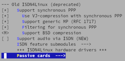 Paramètres PPP du sous-système RNIS/ISDN